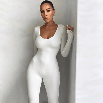 LuxeCurve™ Sculpting Square Neck Long Sleeve Bodysuit