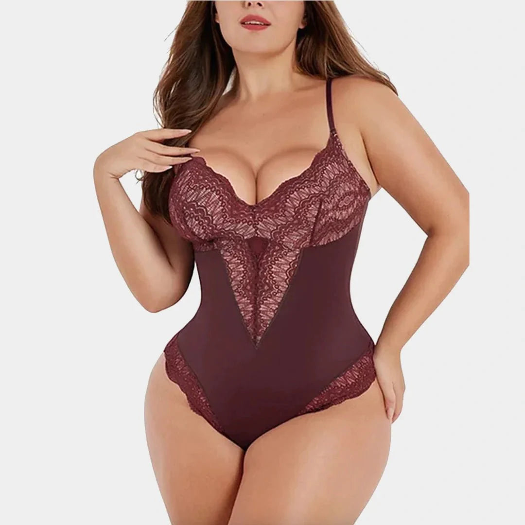 LuxeCurve™ Lace Sculpting Bodysuit