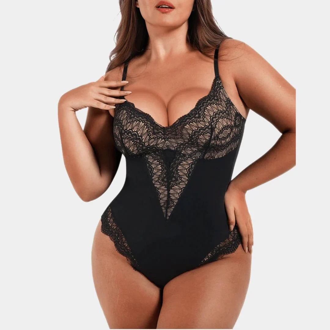 LuxeCurve™ Lace Sculpting Bodysuit