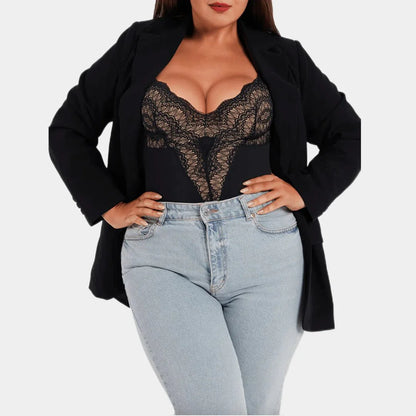 LuxeCurve™ Lace Sculpting Bodysuit