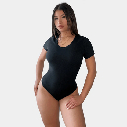 LuxeCurve™ Round Neck Thong Sculpting Bodysuit