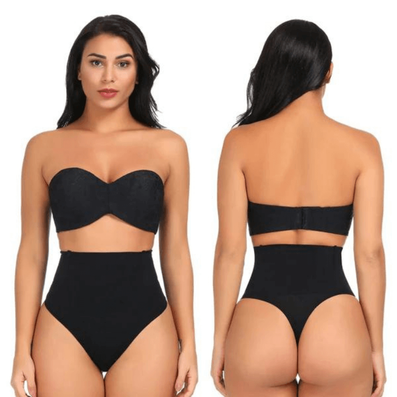 PowerSlim™ Tummy Control Thong + LuxeComfort™ Daily Comfort Bra BUNDLE –  LuxeLyra™